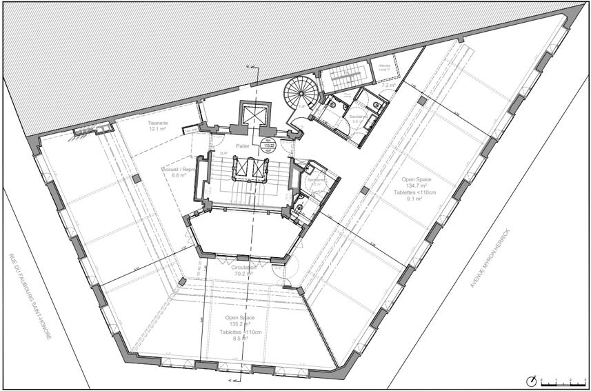 Bureau Paris 3305m² Location bureau Paris OLBUR2310558 5